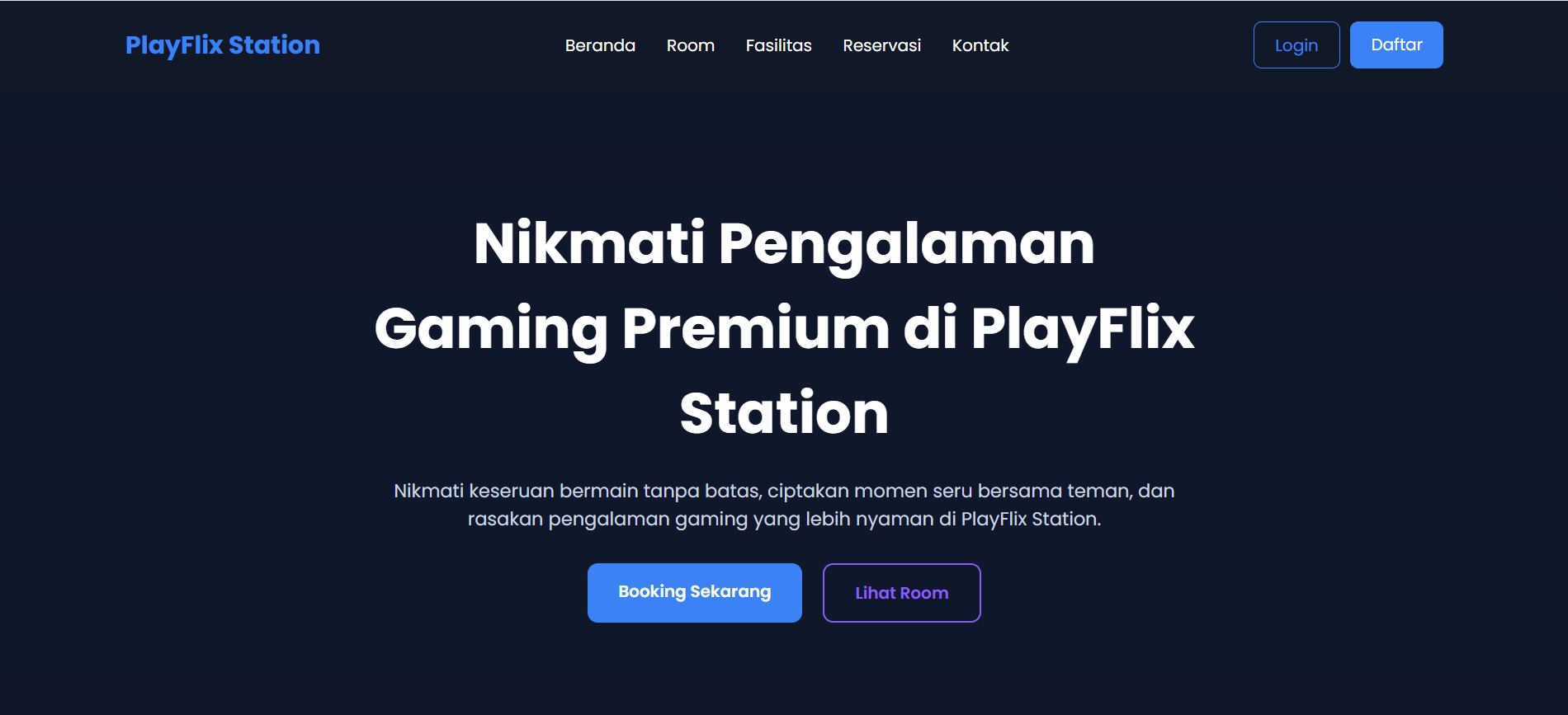 Station PlayFlix UI
